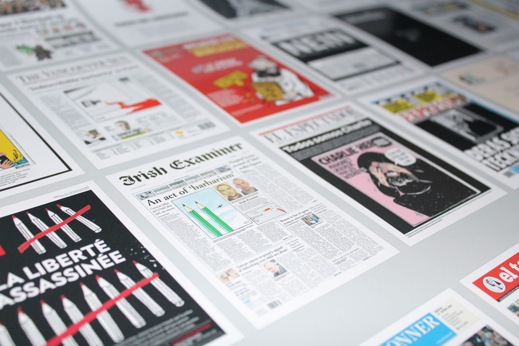 #JesSuisCharlie – Ausstellung in Bremen zeigt Titelblätter