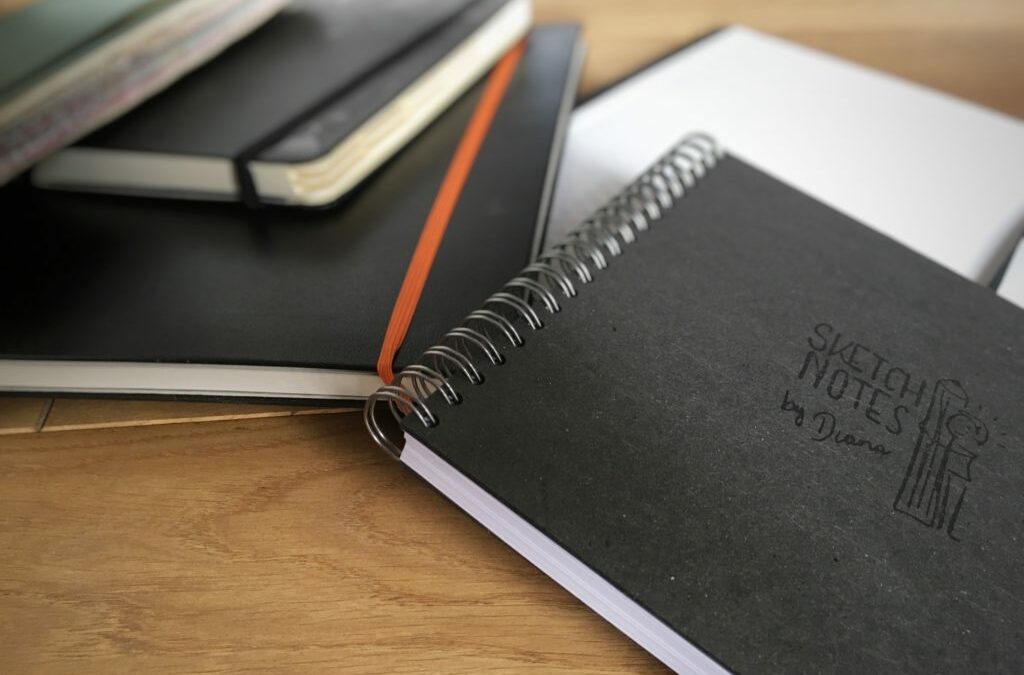 Meine Notizbücher für Sketchnotes & Co