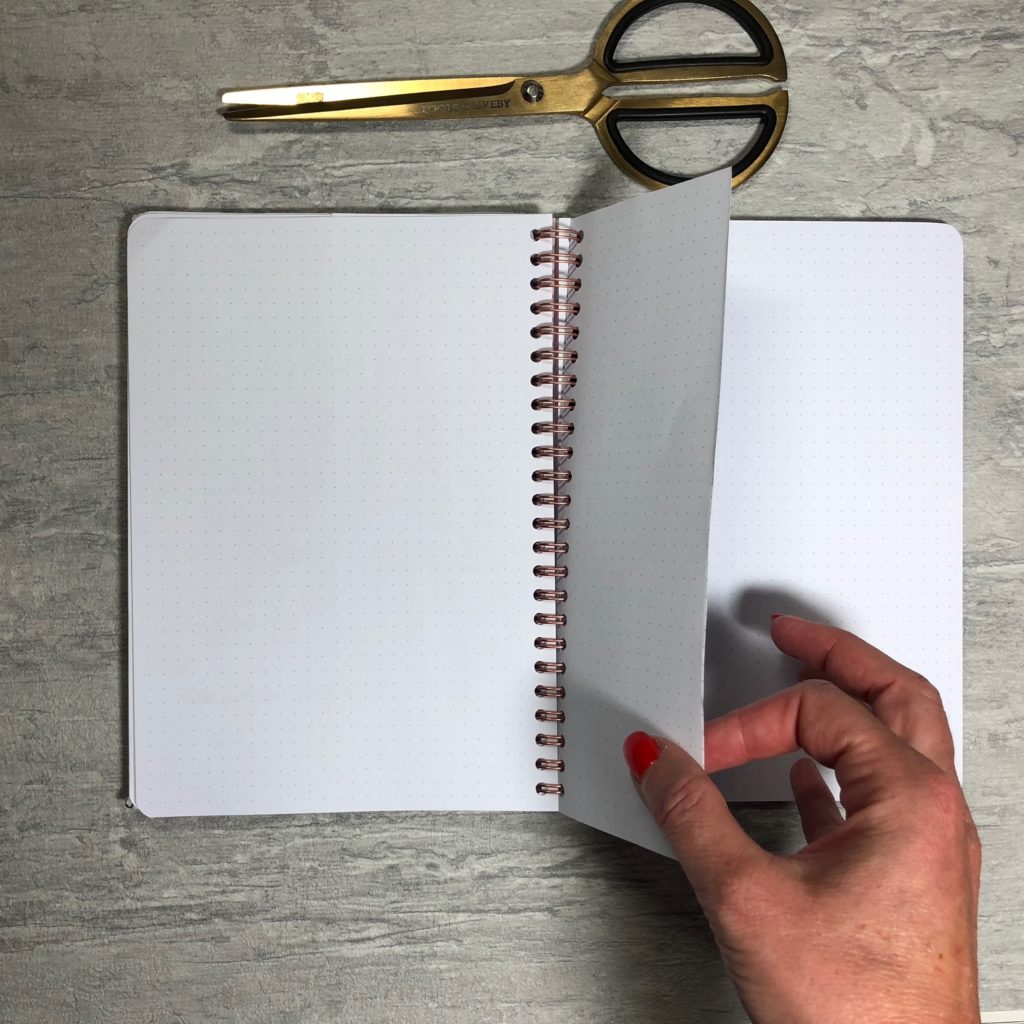 Bullet Journal Dutch Door Anleitung
