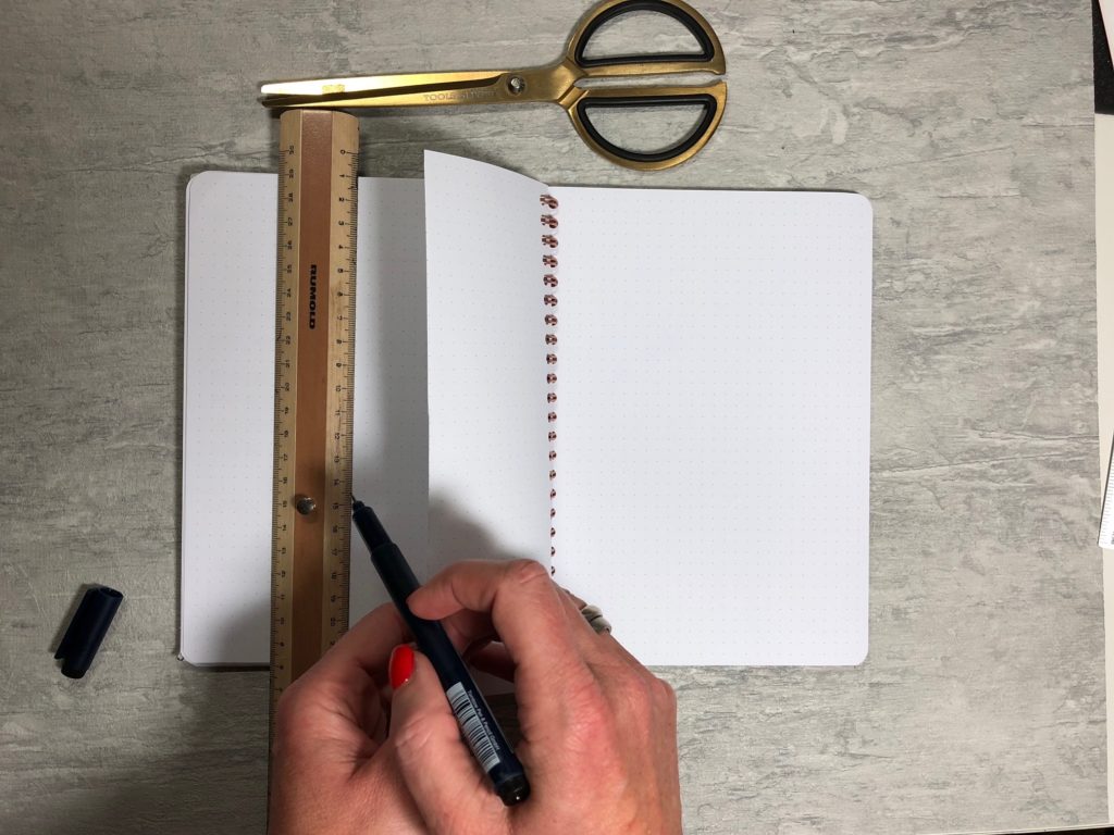 Bullet Journal Dutch Door Anleitung