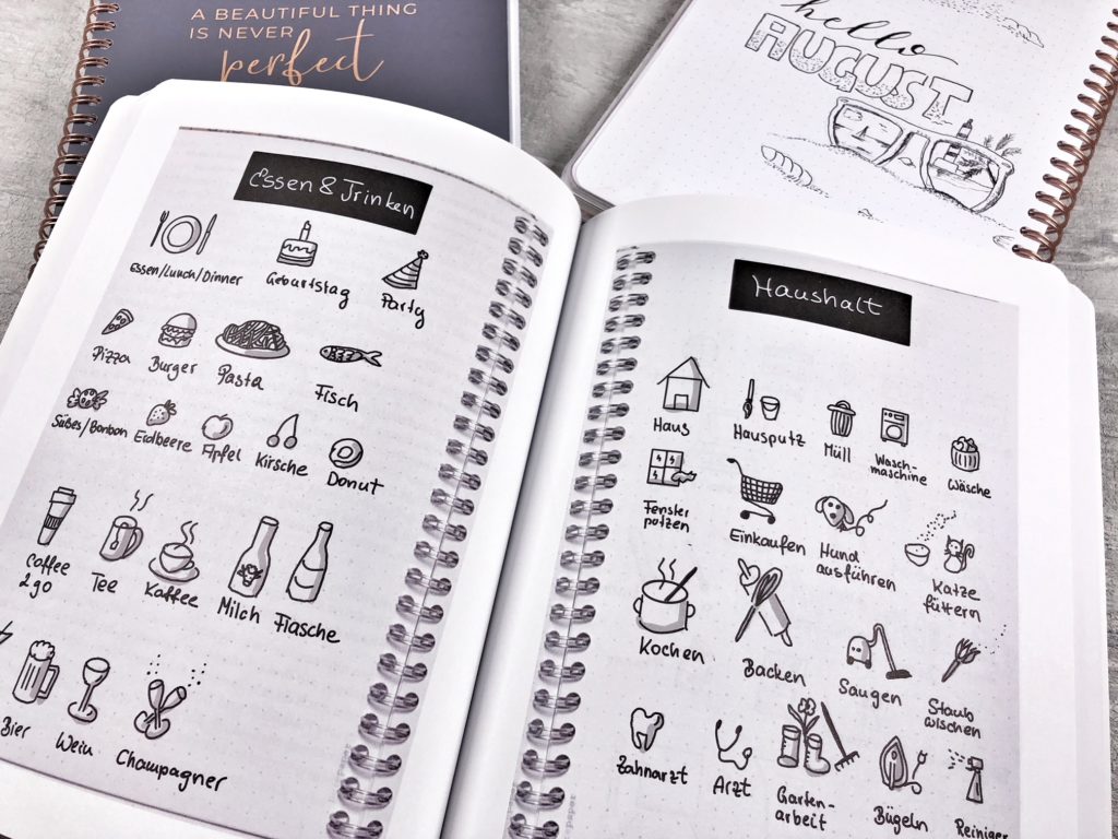 Bullet Journal Praxisbuch - Sketchnotes und Icons