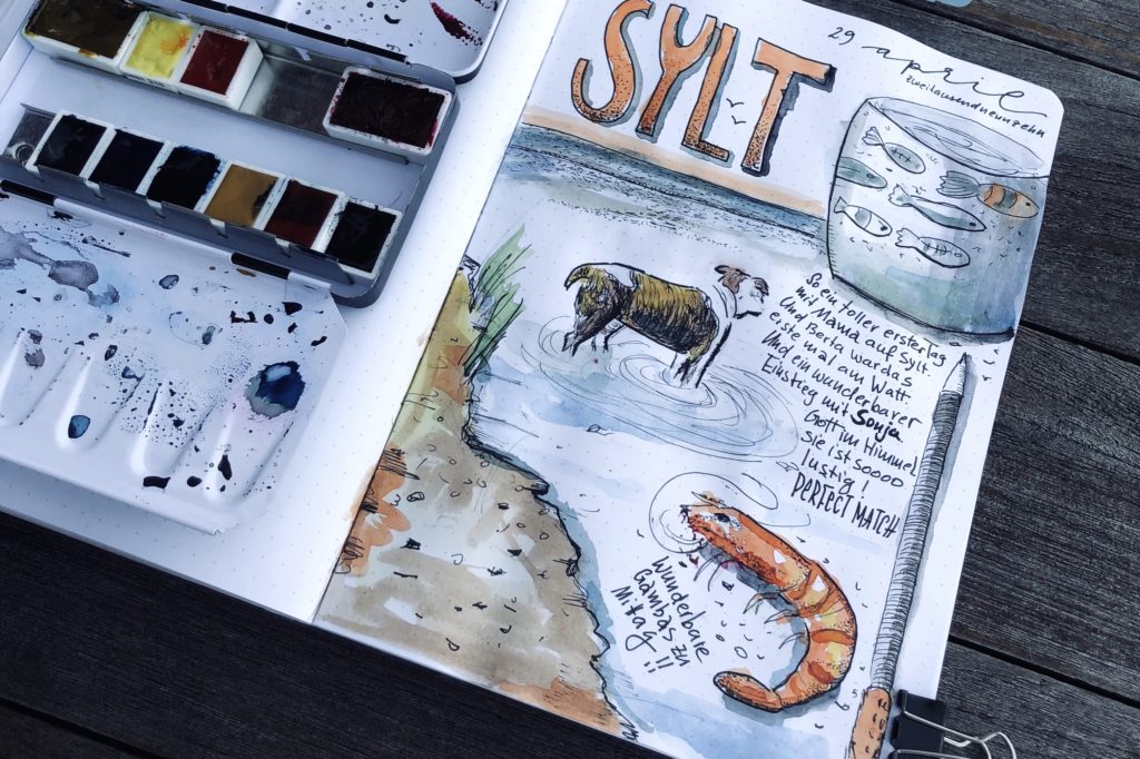 Kreativreise nach Sylt und Malen am Meer mit Sonja Jannichsen