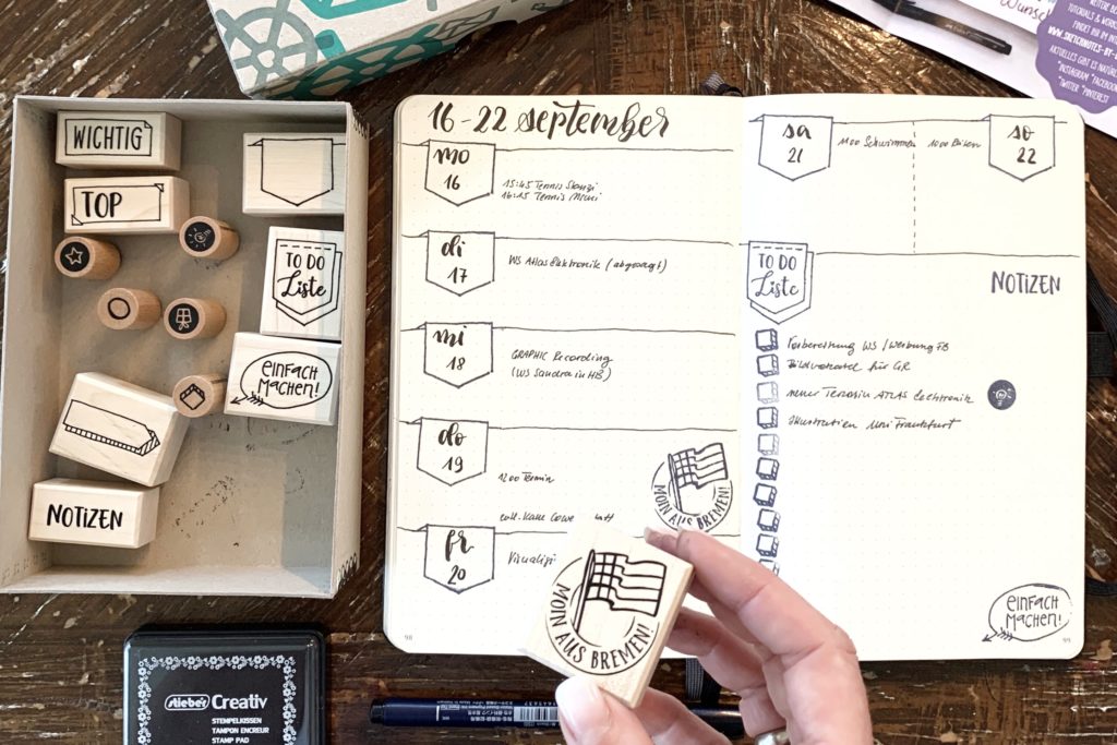 Das ultimative Stempelset für dein Bullet Journal