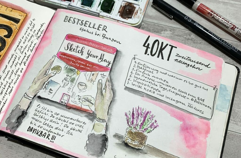 Sketch your day – Ideen und Inspiration für dein Daily Journaling