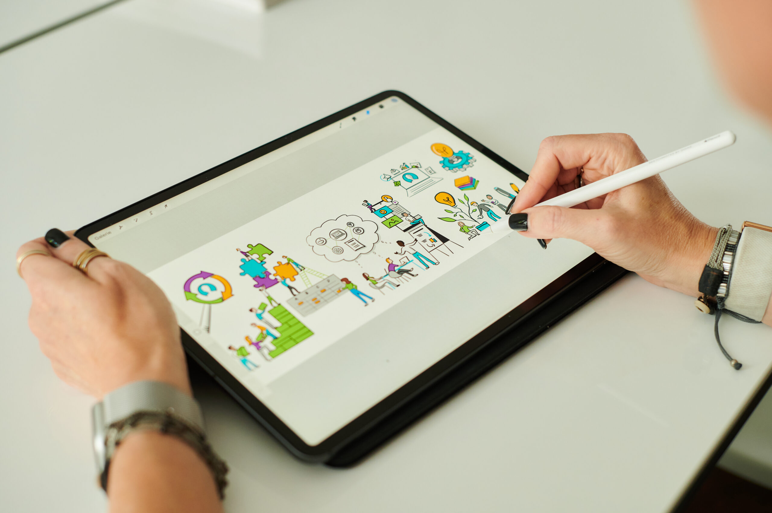 Graphic Recording digital IPAD