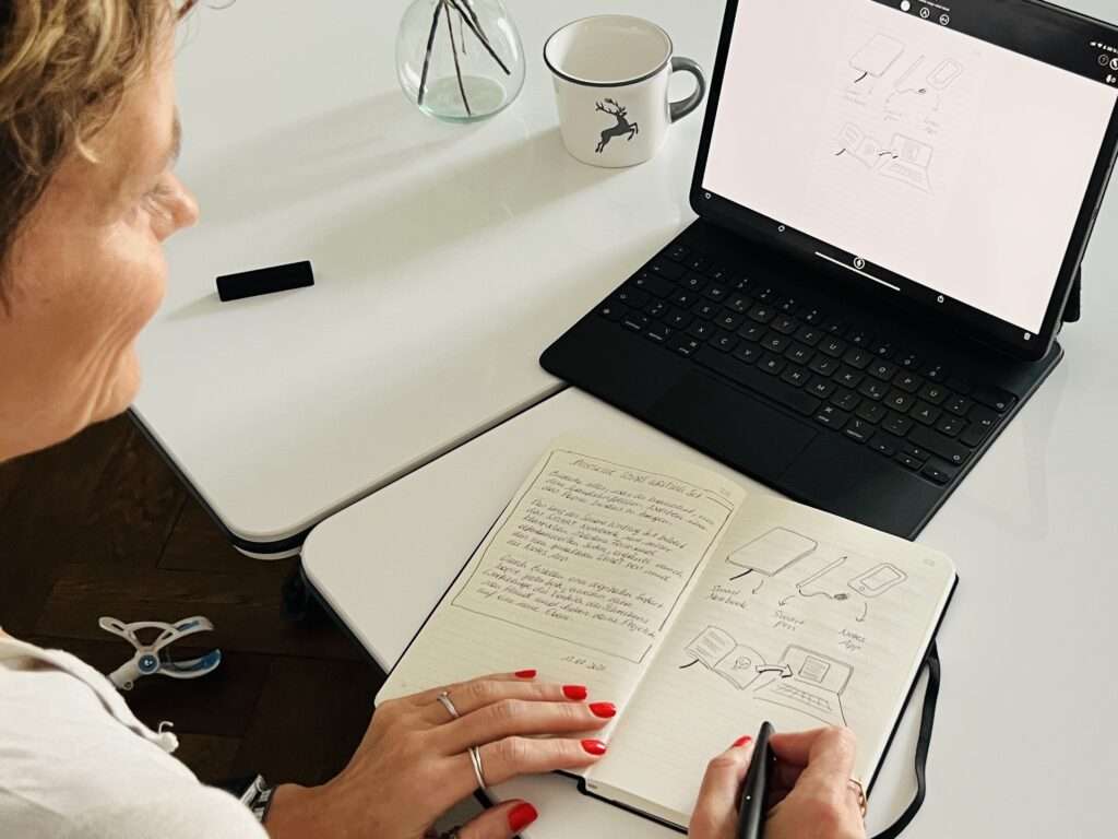 Moleskine Smart Writing Set Transkription der Schrift