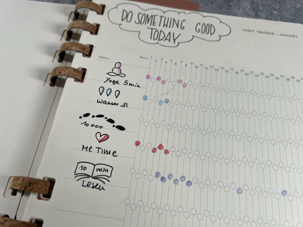 Moleskine Life Planner Habit Tracker
