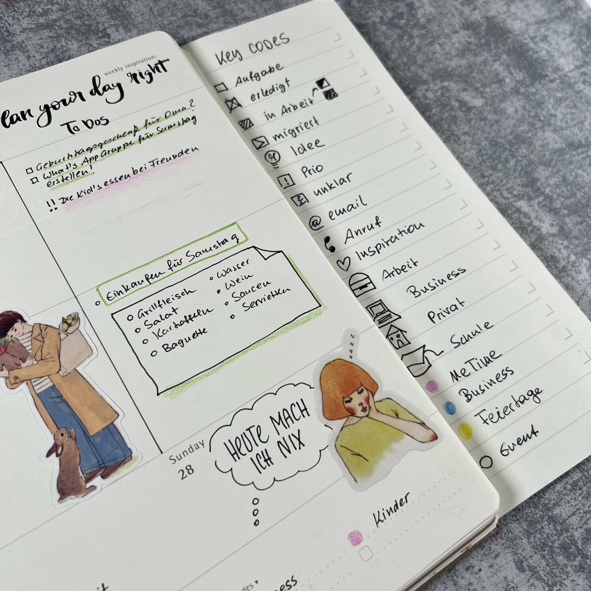 Moleskine Life Planner Sketchnotes by Diana