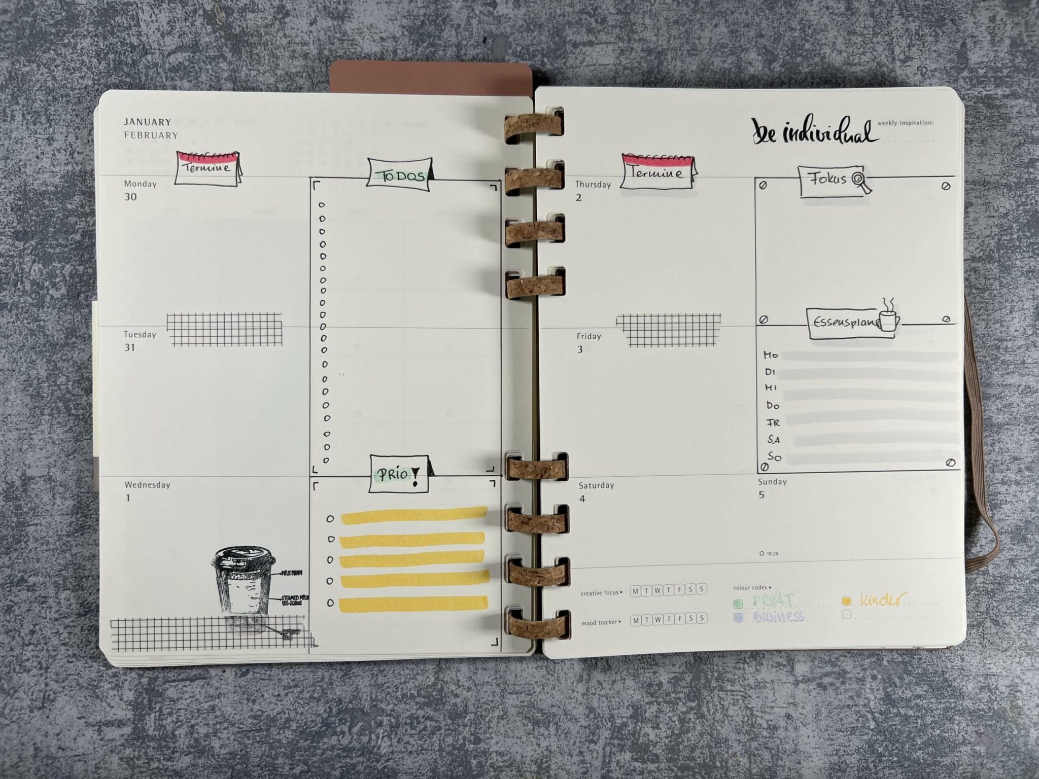 Moleskine Life Planner Sketchnotes by Diana