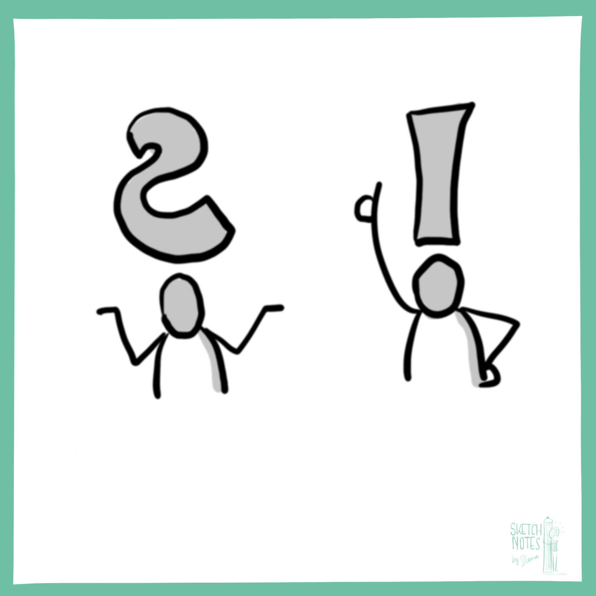 Die 12 besten Sketchnotes Symbole für Coaches Figuren