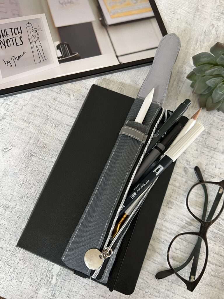 Pencilcase to go Bookband für dein Notizbuch