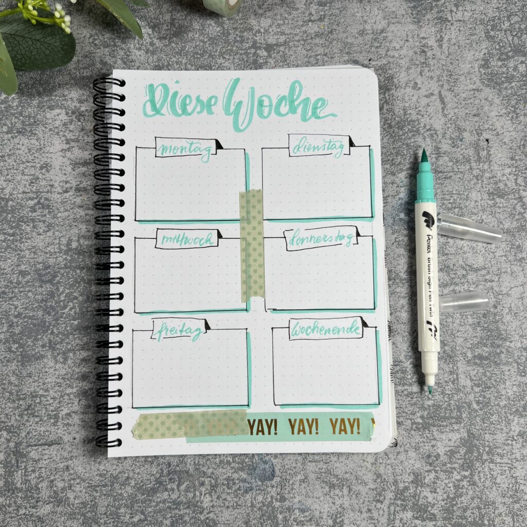 Pentel Touch Sign Pen TWIN Bullet Journal
