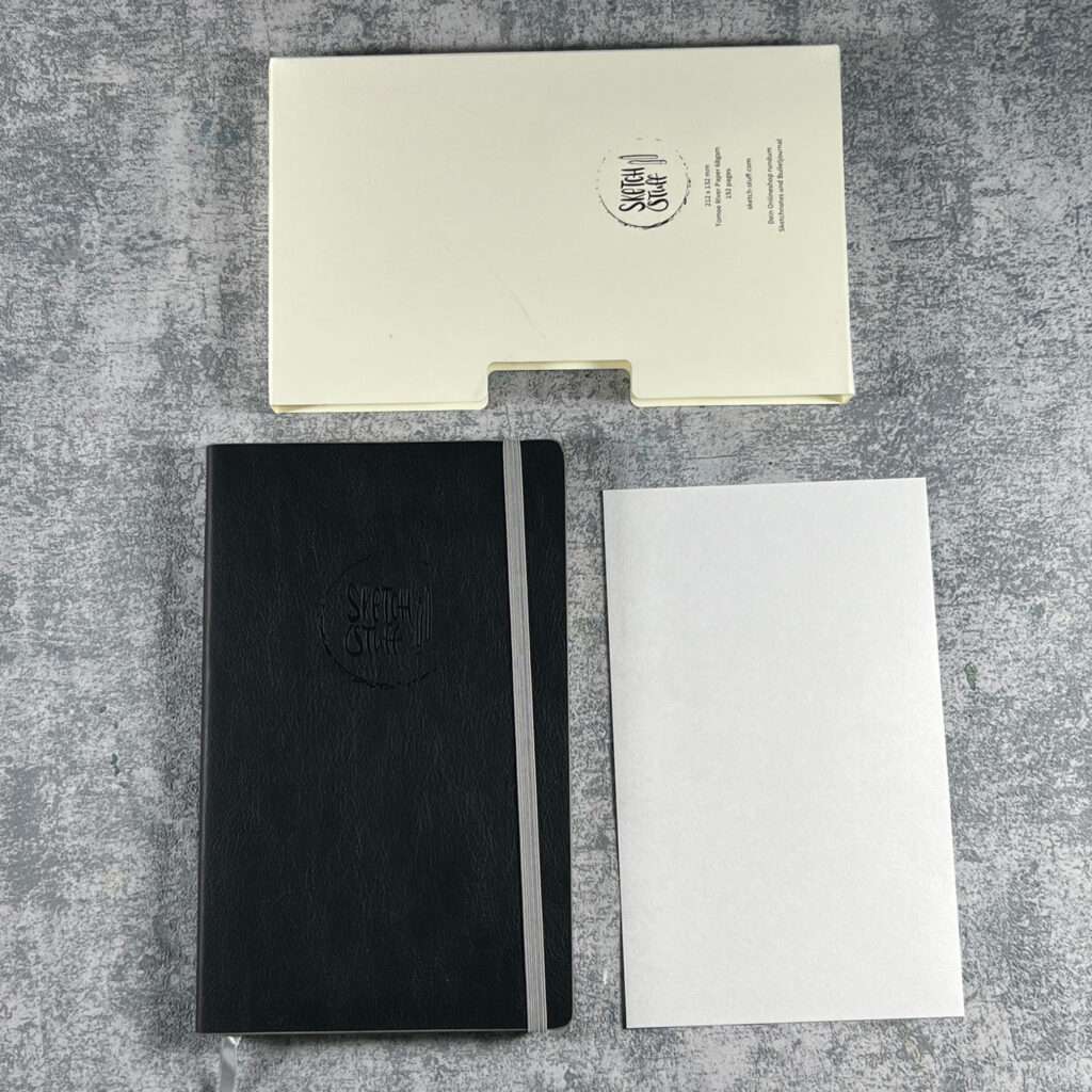Tomoe River Notebook mit Löschpapier und Schutzhülle