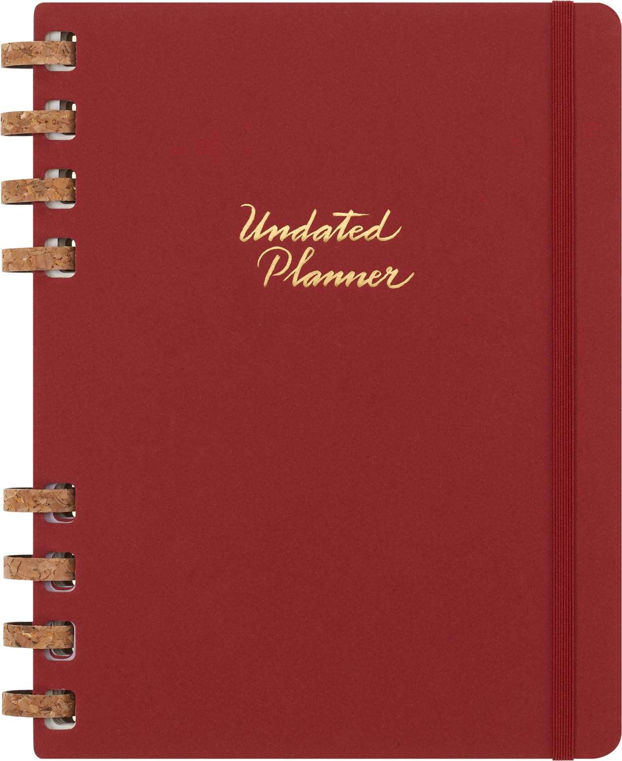 Moleskine Life planner undated crush cherry
