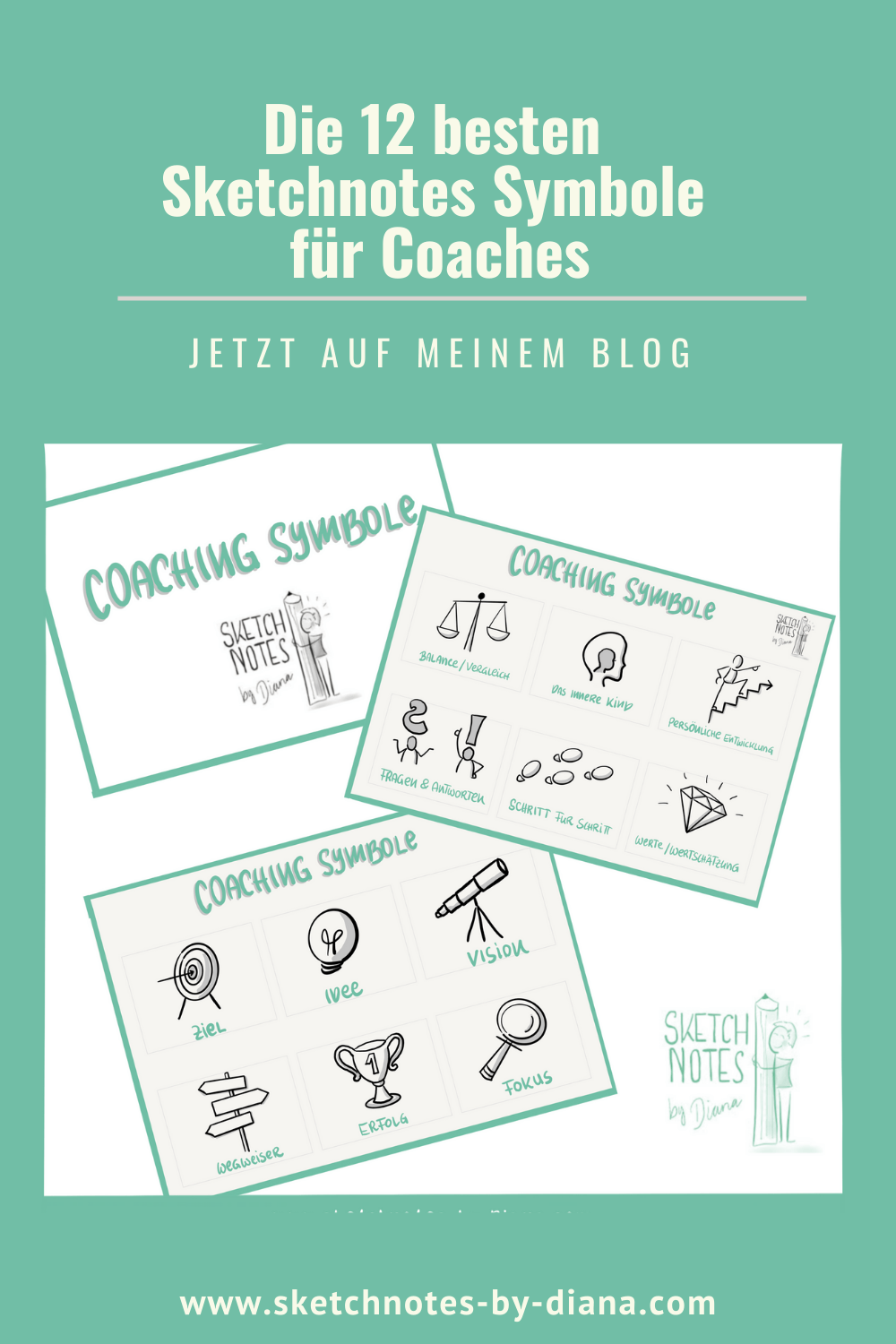Die 12 besten Sketchnotes Symbole für Coaches
