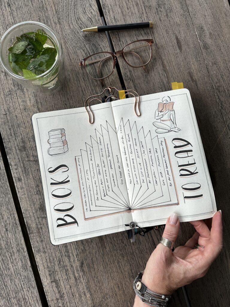 Book Tracker Buchtracker für dein Bullet Journal