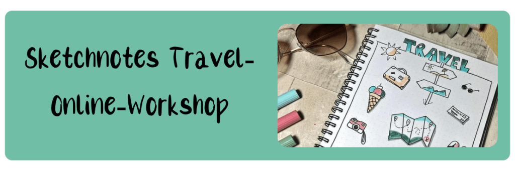 Sketchnotes Travel Journal Online Workshop