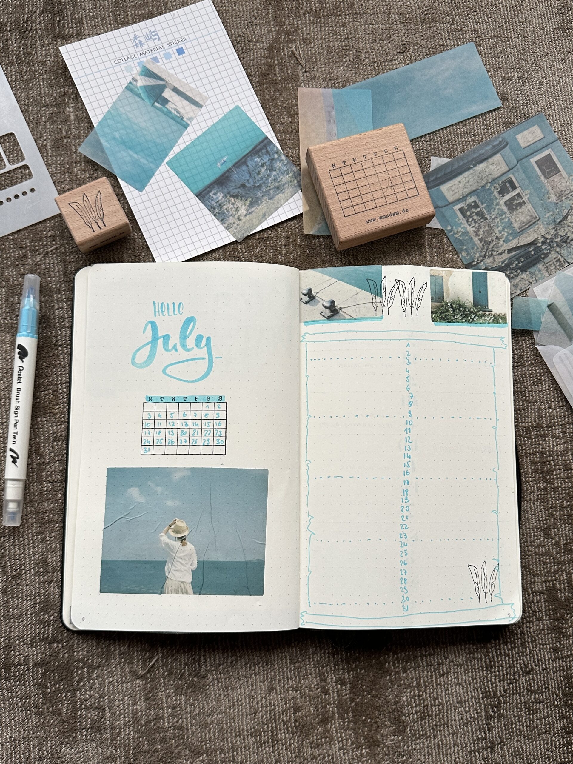 Bullet Journal Juli