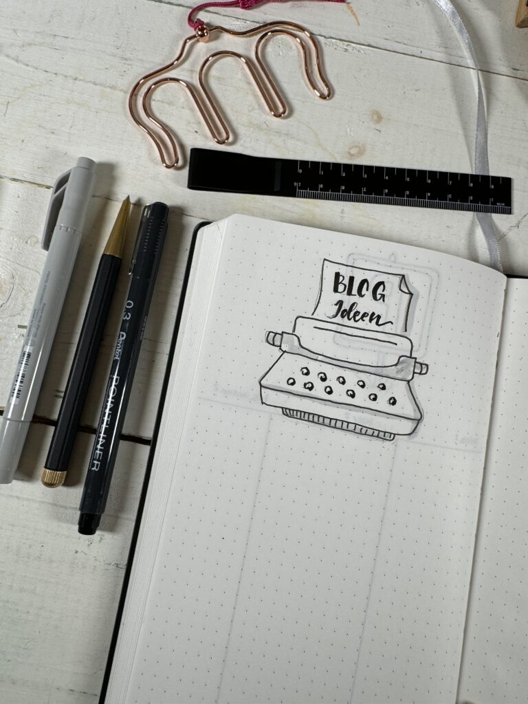 Bullet Journal 2024 - Collection Blogpost Ideen